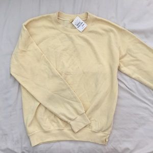 Brandy Melville Yellow Kian Sweater